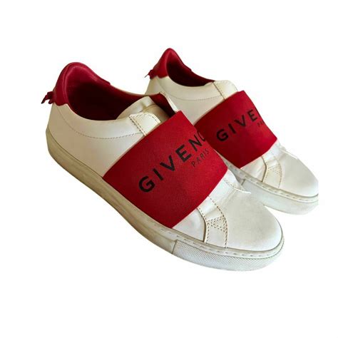 givenchy elastic band sneakers|City Sport sneakers in leather with GIVENCHY strap .